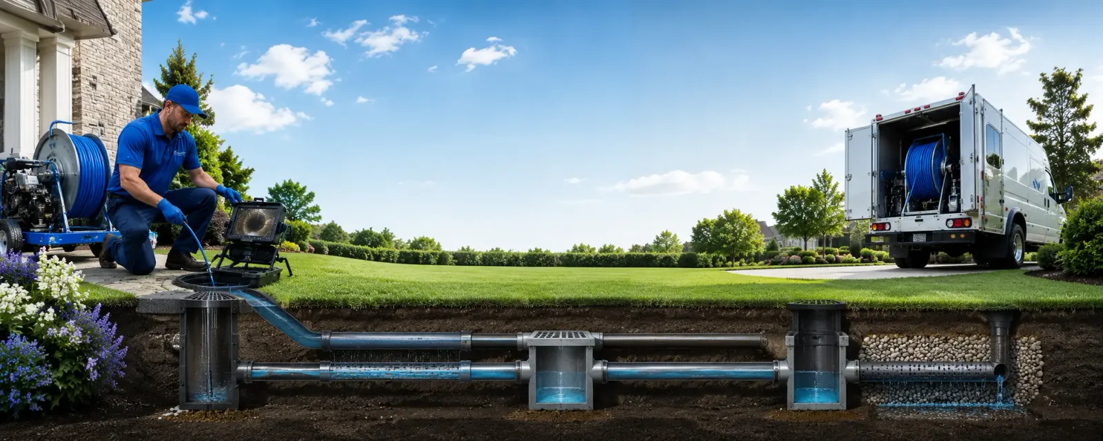 Outdoor drain cleaning information for Dover, AR